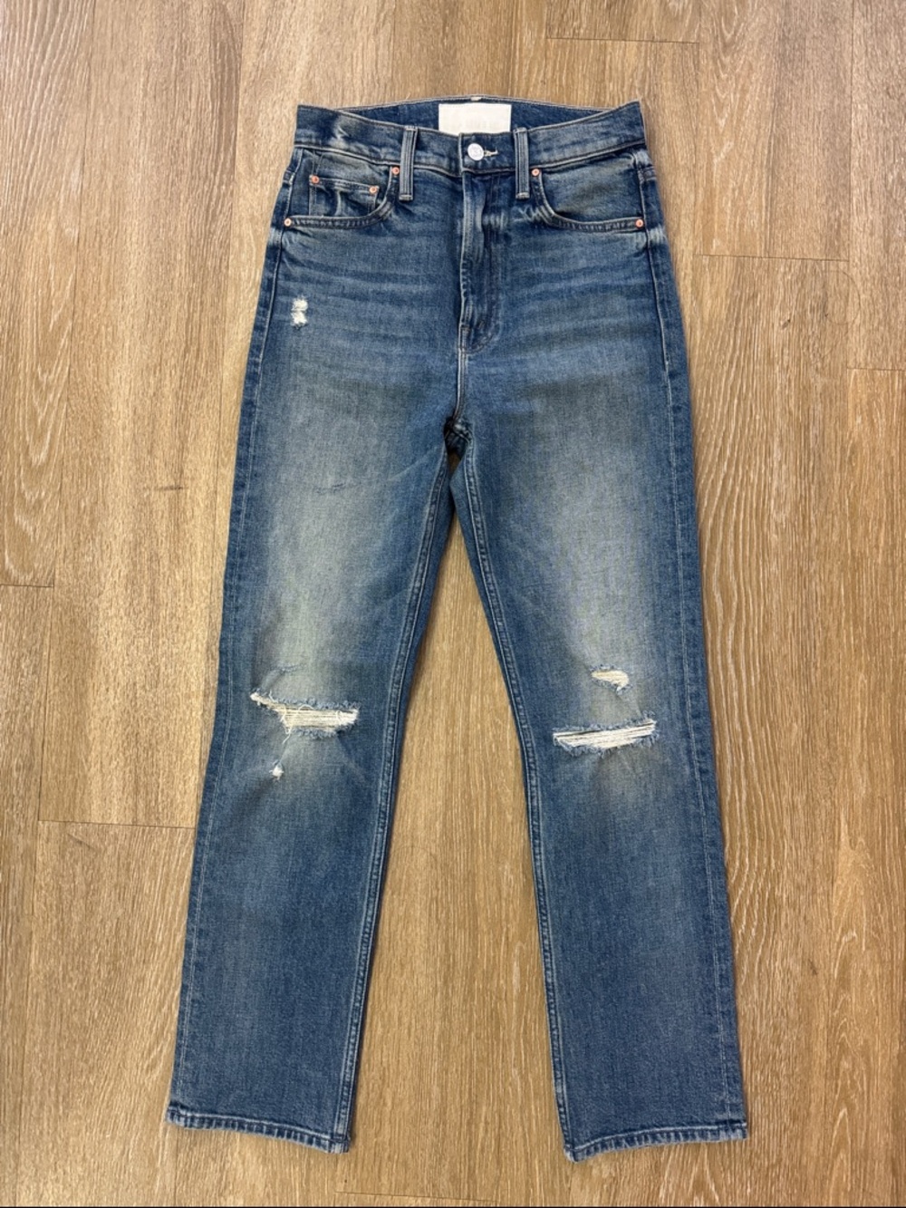 MOTHER Superior High Waisted Rider Ankle Jeans Far Beyond the Sky Size 25 - Picture 4 of 12
